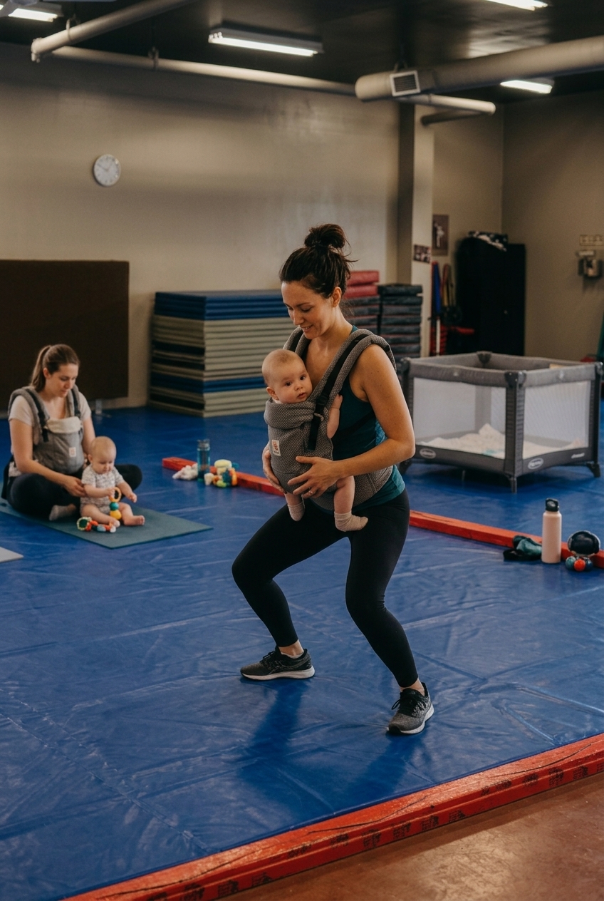Baby and Me Fitness Class